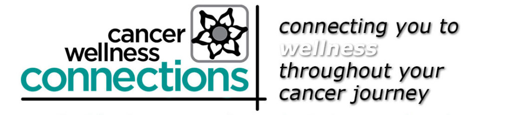 Cancer wellness logo and tagline